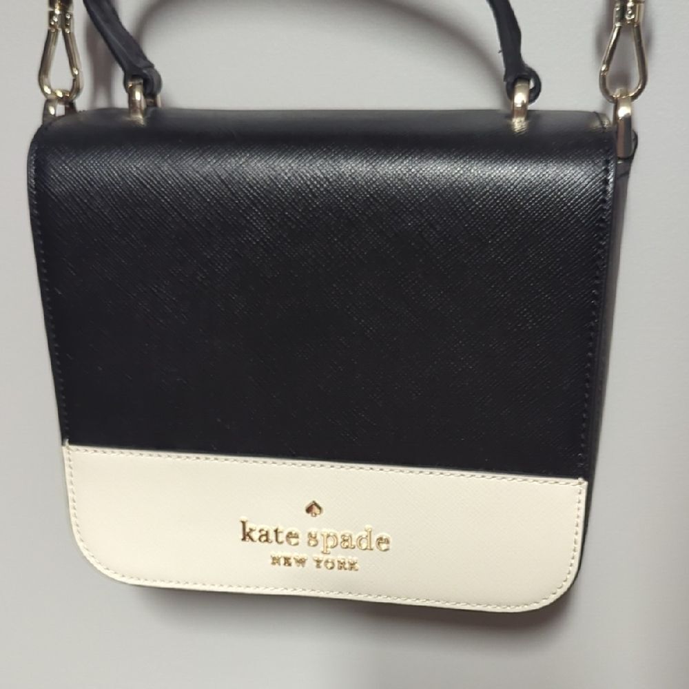Kate Spade Black and White Crossbody Bag - Picture 2 of 7